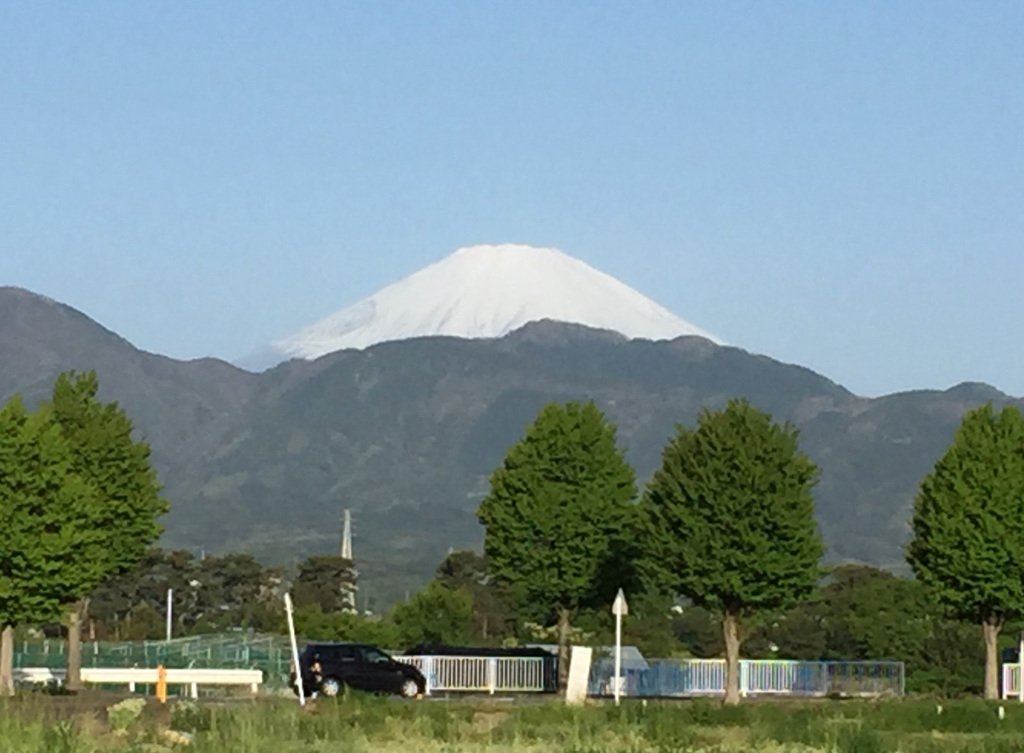 大井町から見た富士山